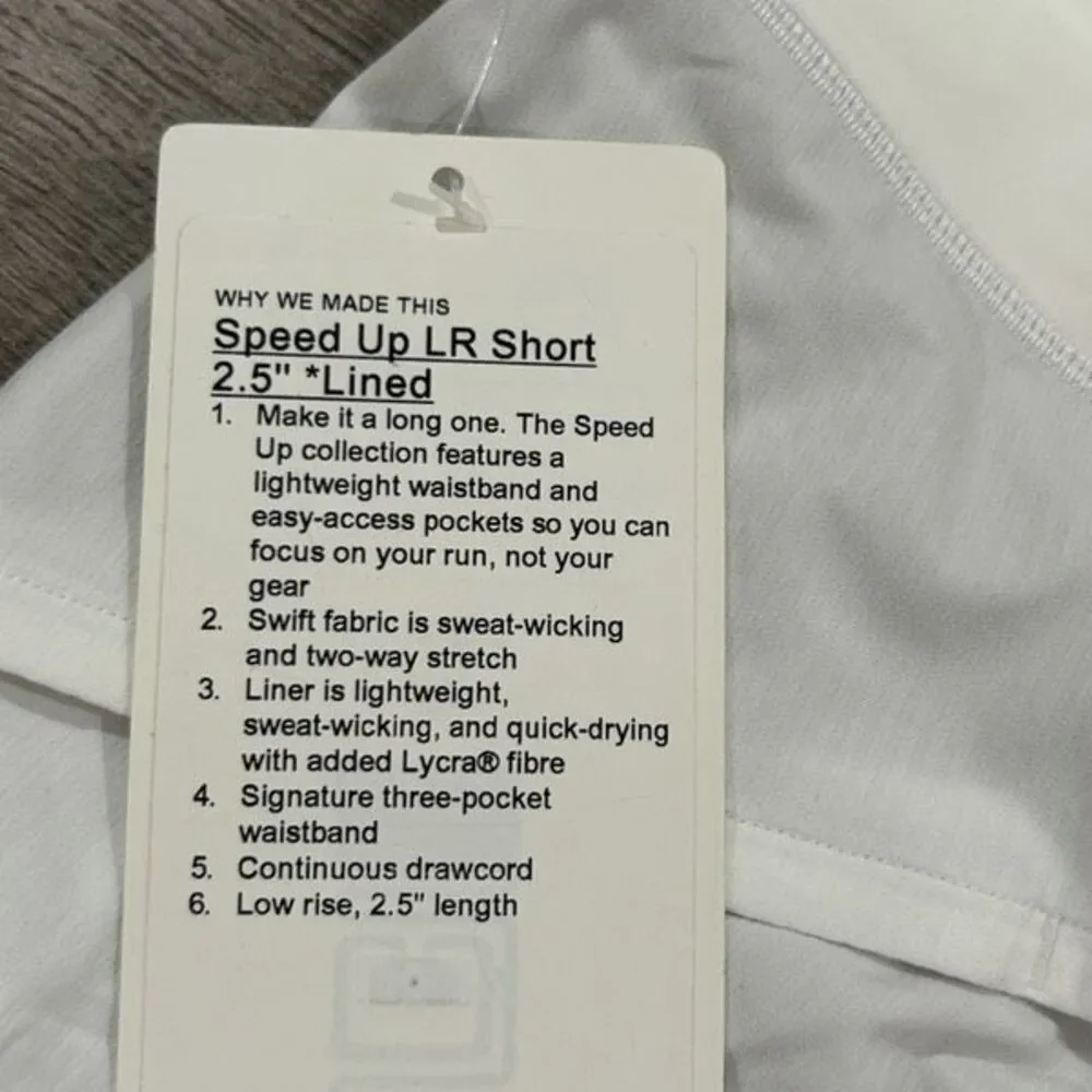 NEW Lululemon Speed Up Shorts 14